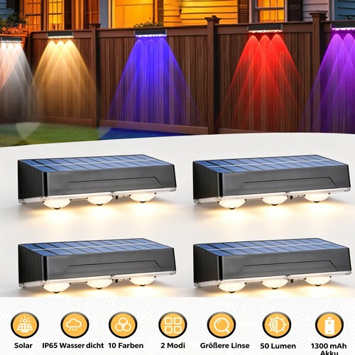 16x led solarleuchten - led,