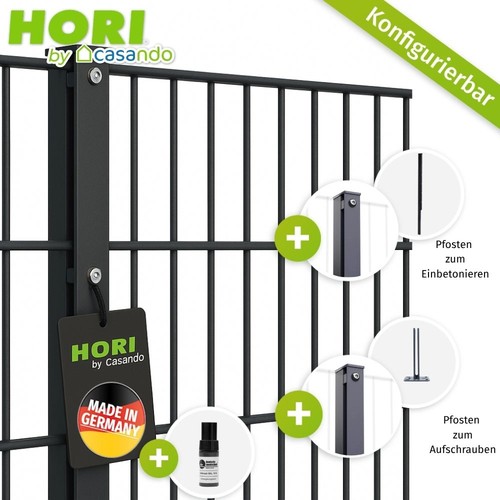 Hori doppelstabmattenzaun - hori,