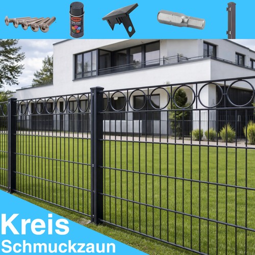 Schmiedezaun set schmuckzaun - schmiedezaun,