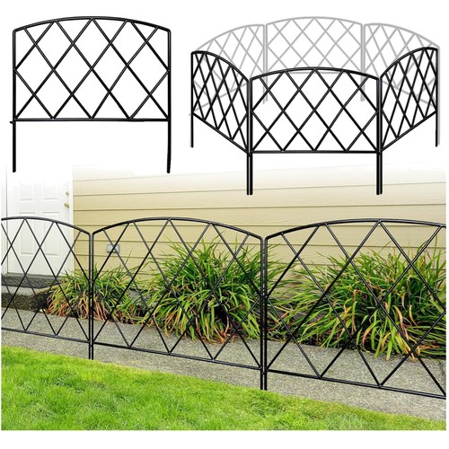 Gartenzaun metall lang 61cm - metall,