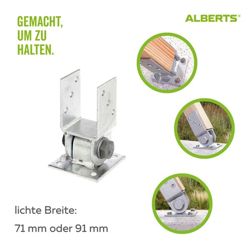 Alberts pfostenträger - alberts,